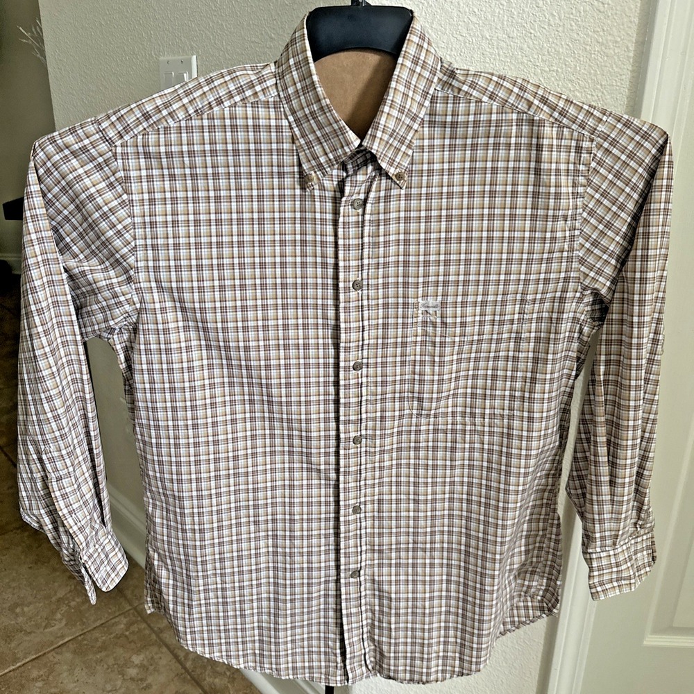 Faconnable Men's Vtg 2002 Size M Designed in France Albert Goldberg 100% Cotton